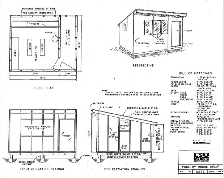 Chicken Coop Plans